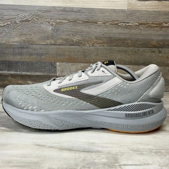 Brooks Adrenaline GTS 24 Men's Size 11.5 Grey Running Shoes Sneakers 1104371D084 - Picture 3 of 9